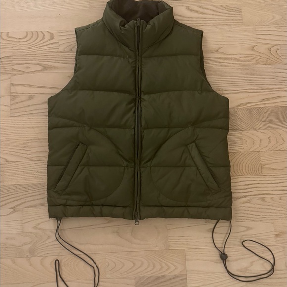 Jacob Jackets & Blazers - Jacob Connexion Olive Green Quilted Vest